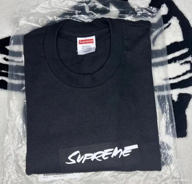 White S XL Logo and L 24SS Tee Box Futura M Black 0701